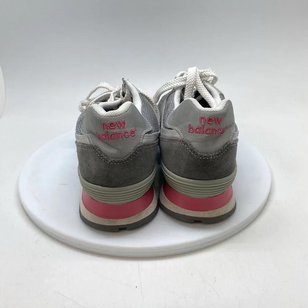 New Balance Sneakers 8.5 B Womens 574 WL574GP Gray Running Athletic Gym Shoes